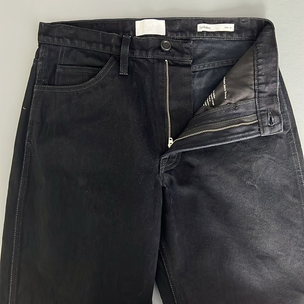 Frame Denim Black Flare Jeans - Picture 8 of 16